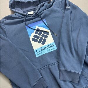 Columbia Navy Graphic Hoodie for Men